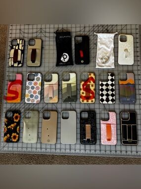 Walli Premium Phone Case Collection - Black, White, and Multicolor